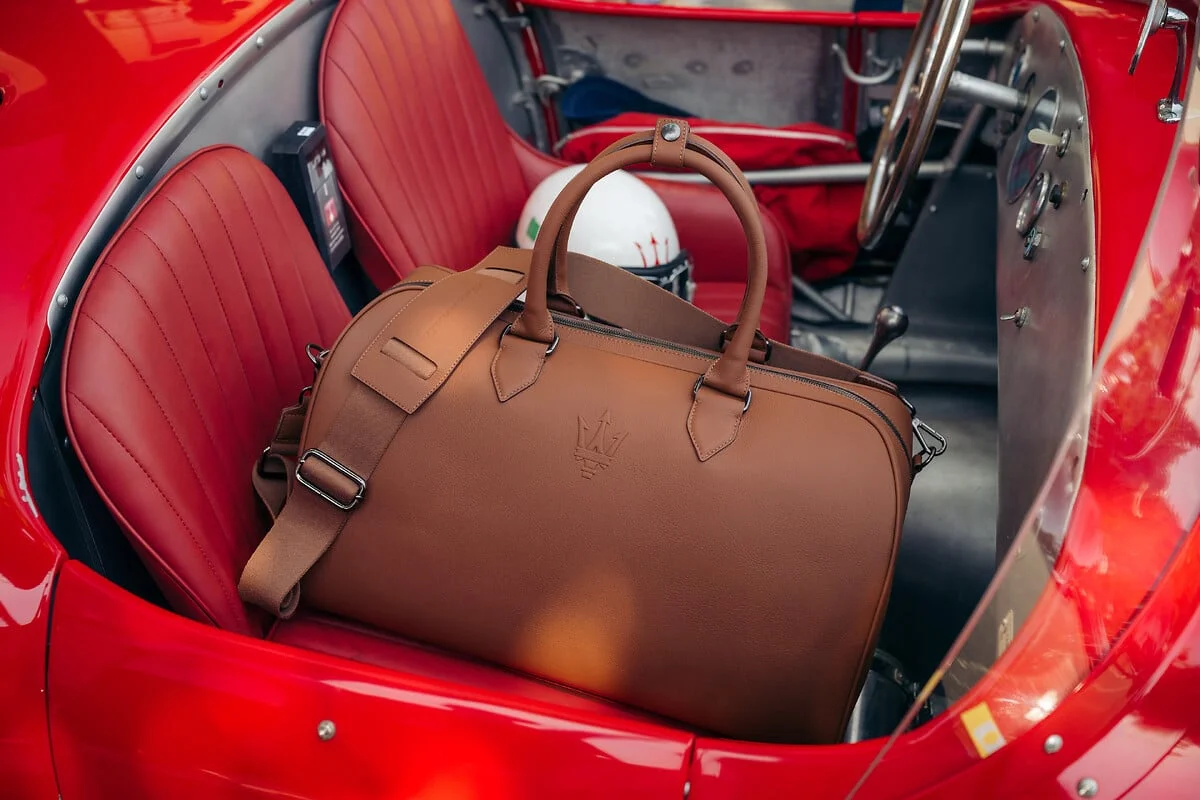 Maserati and Poltrona Frau Launch Limited Edition Weekend Bag for Centenary Celebration