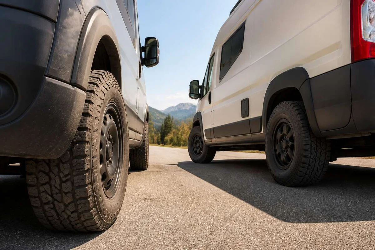 Complete Guide to Tires for Vans and Motorhomes: Essential Considerations for Your Travels