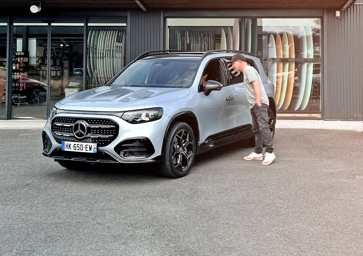Test of the Mercedes GLB 200, the 7-seater SUV: family travel