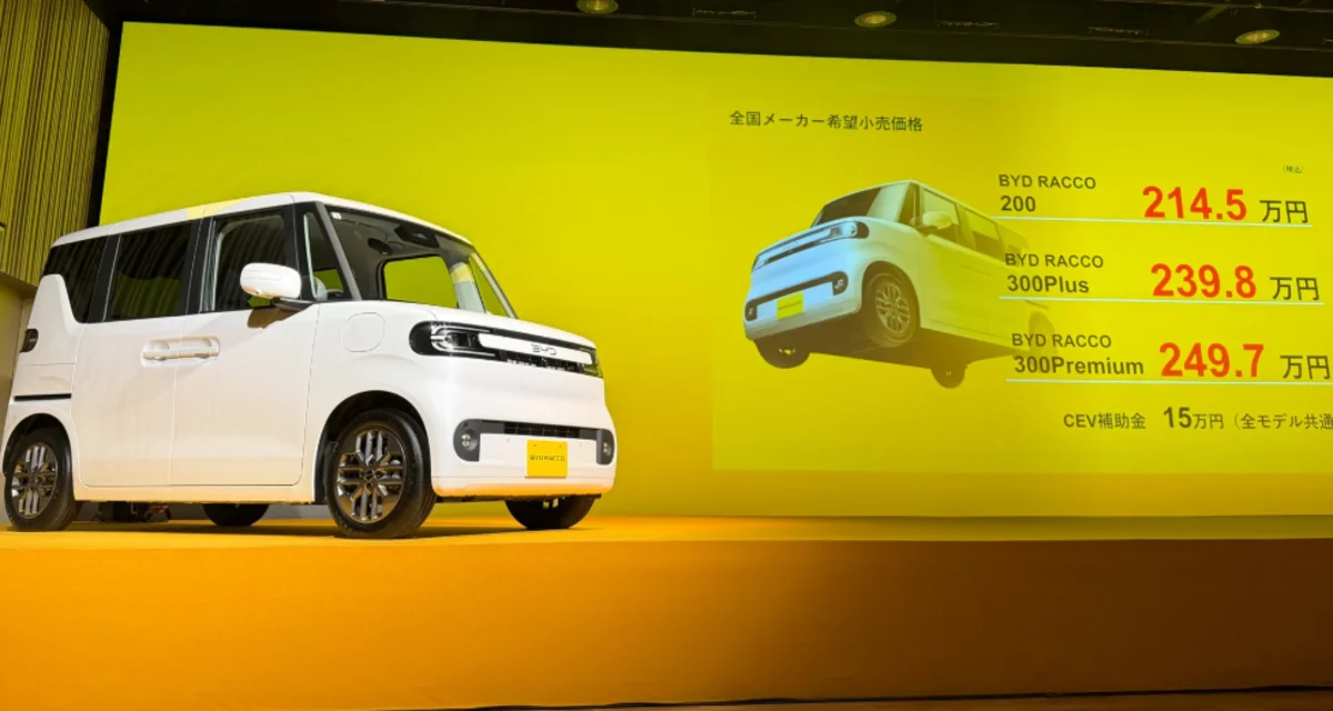 BYD Enters the Japanese Market with Affordable Electric Mini Car