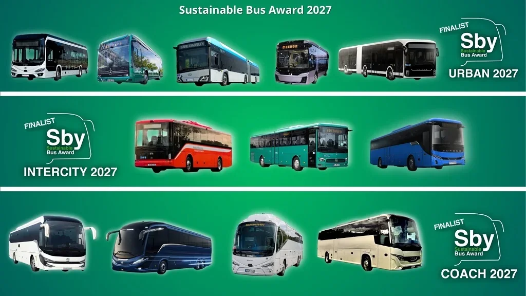 Finalists Announced for the Most Eco-Friendly Bus Award 2027