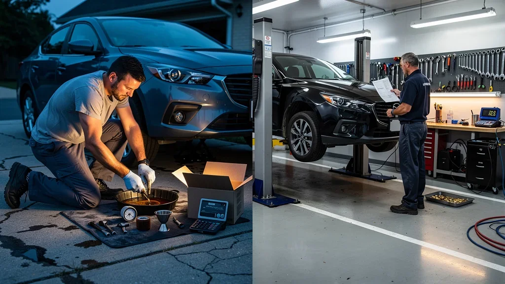 Home Oil Change Kit vs. Garage: A Timed Cost and Time Comparison